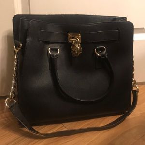 MICHAEL KORS LARGE HAMILTON SAFFIANO BAG